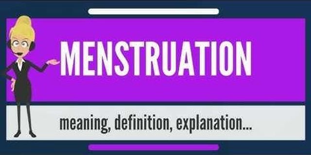 menstrual period là gì - Nghĩa của từ menstrual period