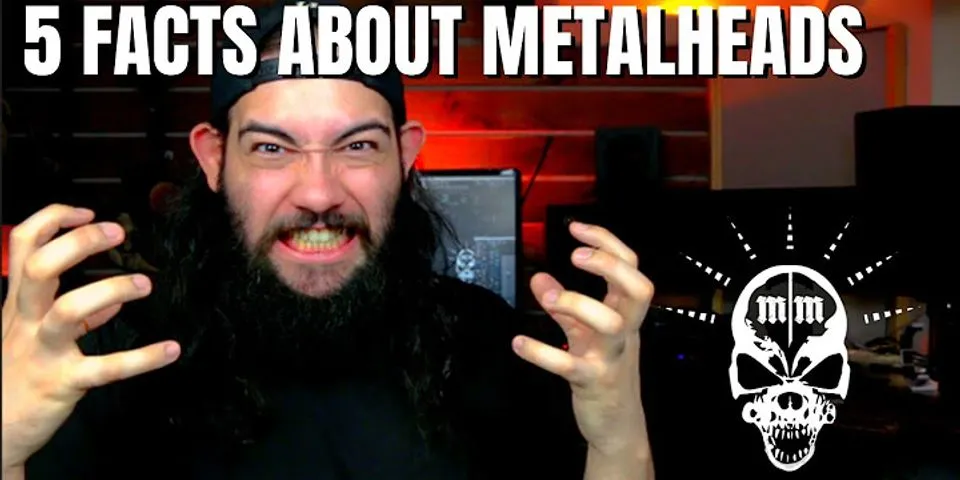 metalhead là gì - Nghĩa của từ metalhead