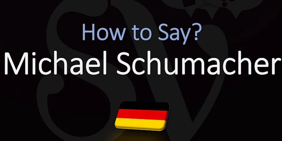 michael schumacher là gì - Nghĩa của từ michael schumacher