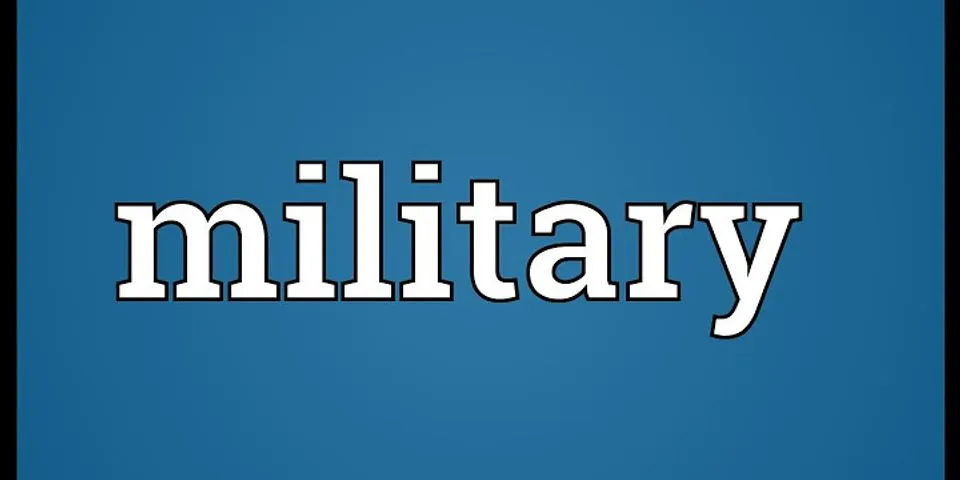 militarys là gì - Nghĩa của từ militarys