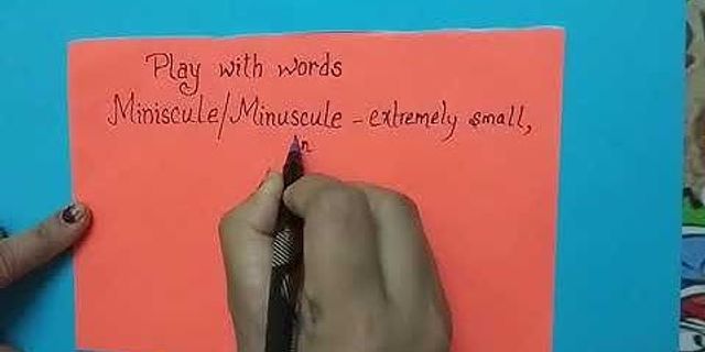 miniscule là gì - Nghĩa của từ miniscule