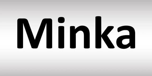 minki là gì - Nghĩa của từ minki