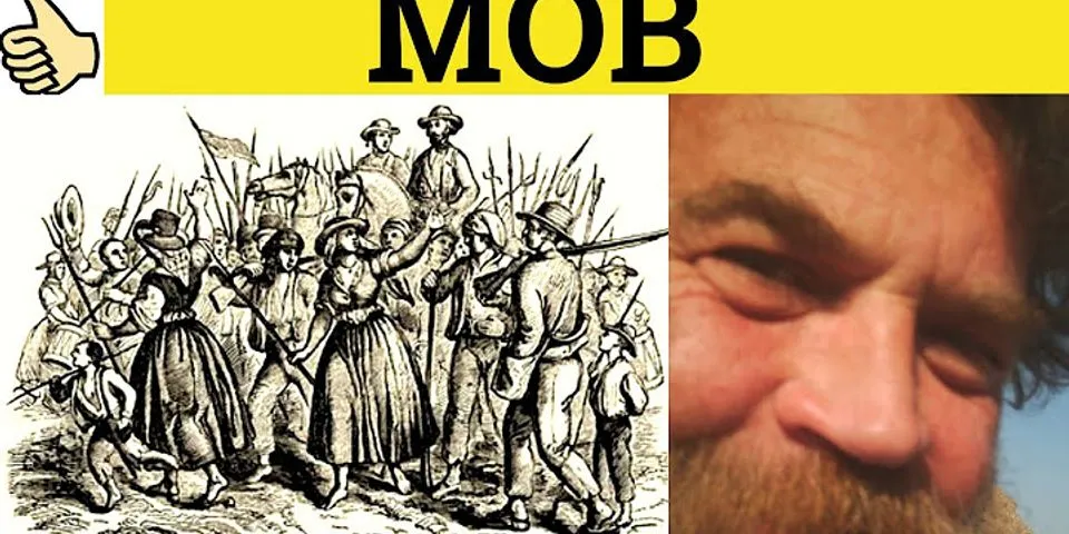 mobs là gì - Nghĩa của từ mobs