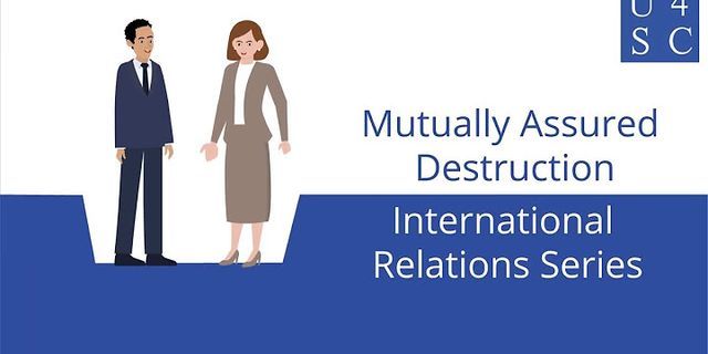 mutually assured destruction là gì - Nghĩa của từ mutually assured destruction