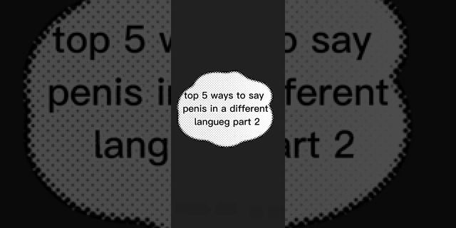 my penis là gì - Nghĩa của từ my penis