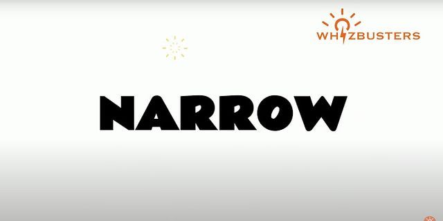 narrow là gì - Nghĩa của từ narrow