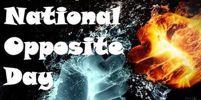 national opposite day là gì - Nghĩa của từ national opposite day
