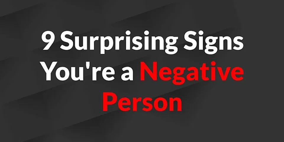 negative people là gì - Nghĩa của từ negative people