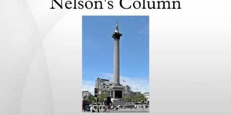 nelsons column là gì - Nghĩa của từ nelsons column