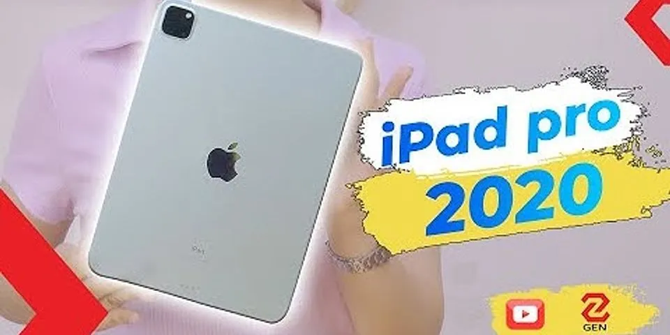 Nên mua laptop hay iPad Pro 2020