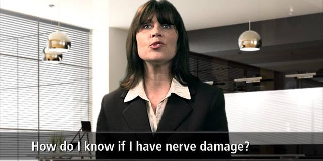 nerve damage là gì - Nghĩa của từ nerve damage