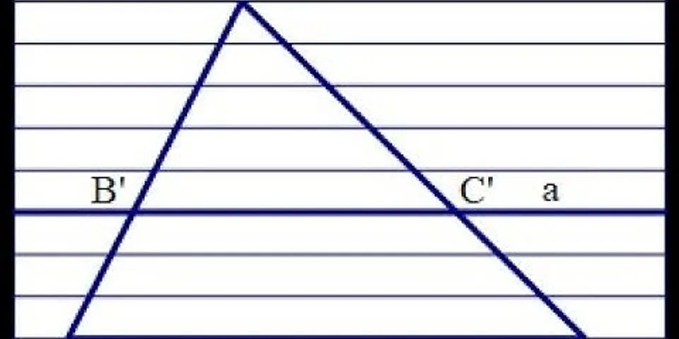 Nếu một đường thẳng vuông góc với một trong hai đường thẳng song song thì nó cũng