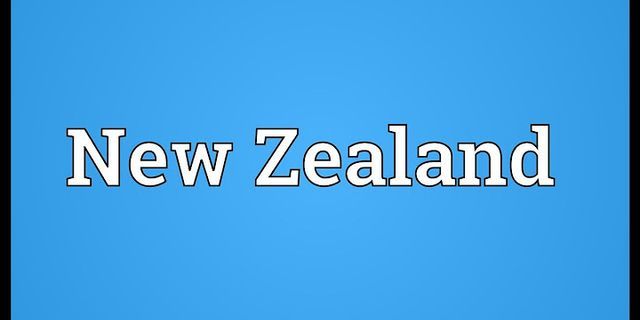 new zealand là gì - Nghĩa của từ new zealand