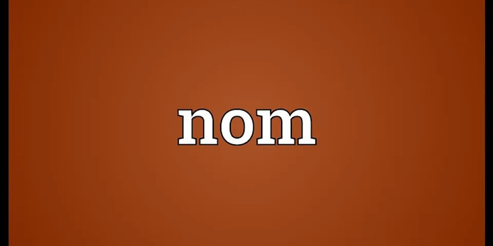 nomnom là gì - Nghĩa của từ nomnom