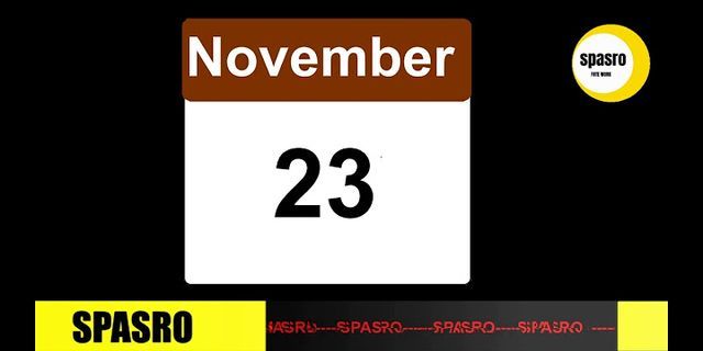 november 23rd là gì - Nghĩa của từ november 23rd