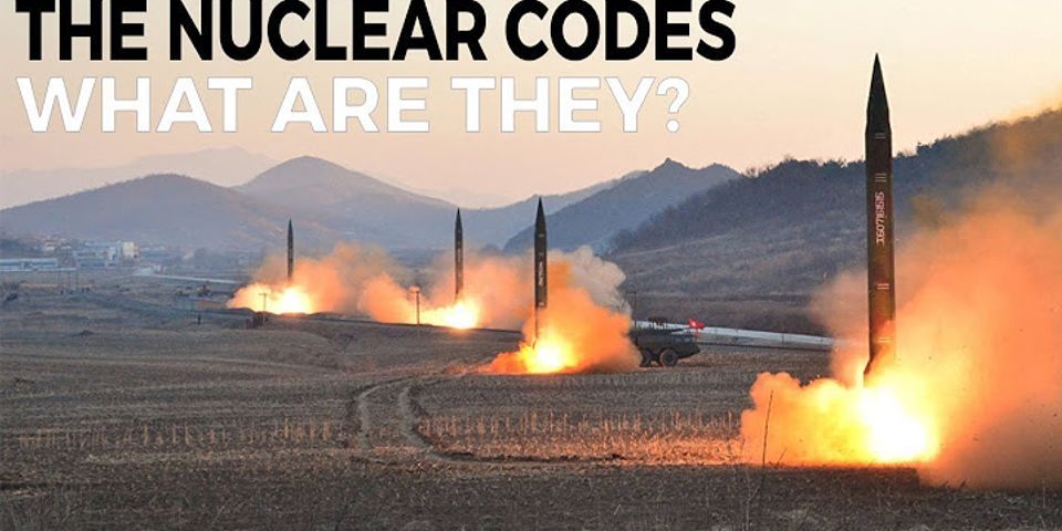 nuclear launch codes là gì - Nghĩa của từ nuclear launch codes