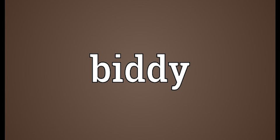 old biddy là gì - Nghĩa của từ old biddy