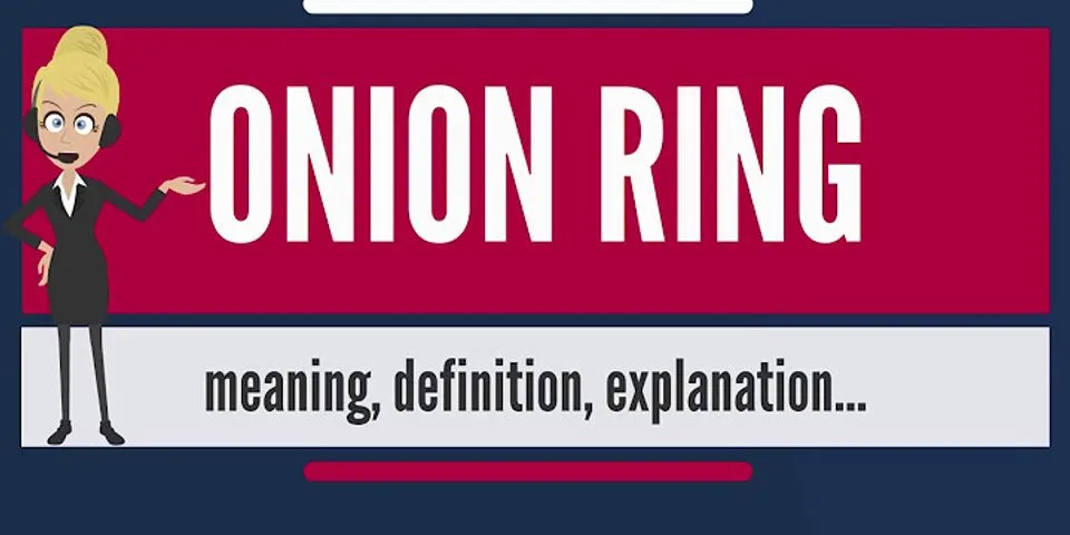 onion ring là gì - Nghĩa của từ onion ring