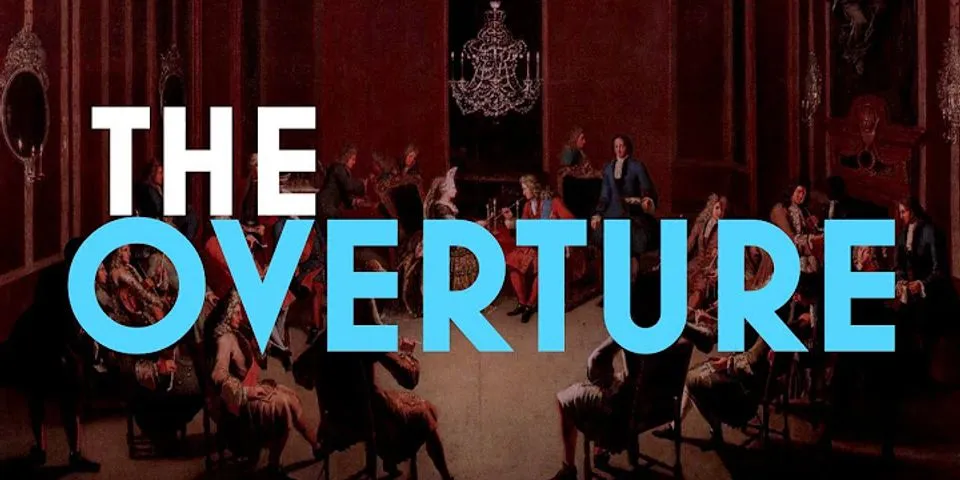 overture là gì - Nghĩa của từ overture