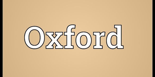 oxford là gì - Nghĩa của từ oxford