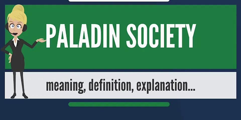 paladin là gì - Nghĩa của từ paladin