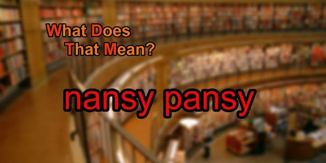 pansys là gì - Nghĩa của từ pansys