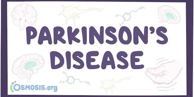 parkinsons disease là gì - Nghĩa của từ parkinsons disease