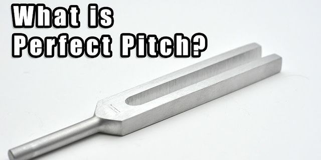 perfect pitch là gì - Nghĩa của từ perfect pitch