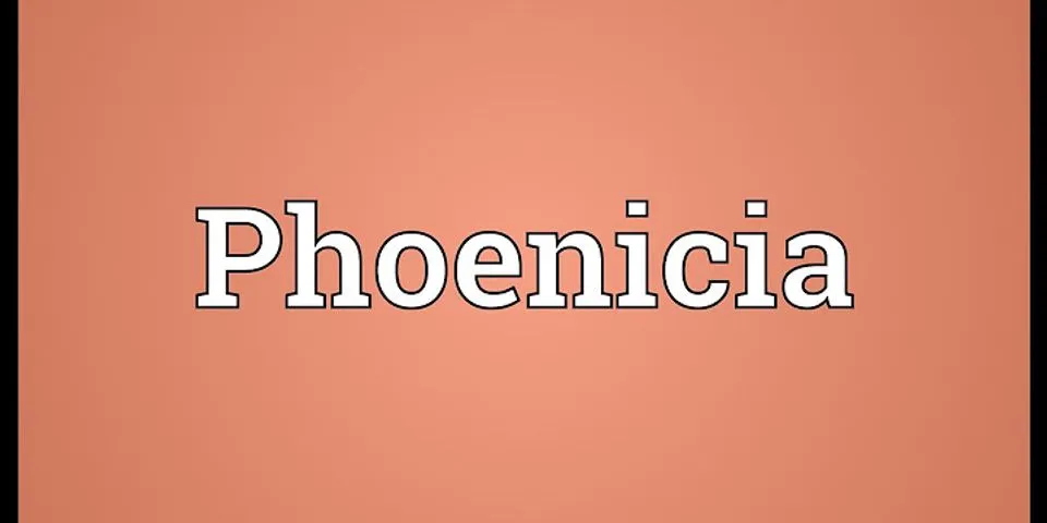 phoenicia ny là gì - Nghĩa của từ phoenicia ny
