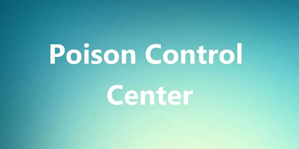 poison control center là gì - Nghĩa của từ poison control center