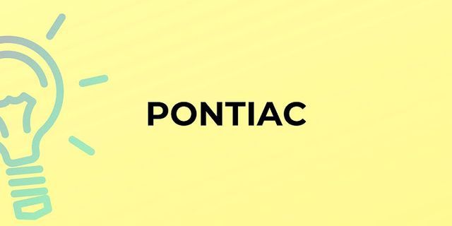 pontiac là gì - Nghĩa của từ pontiac
