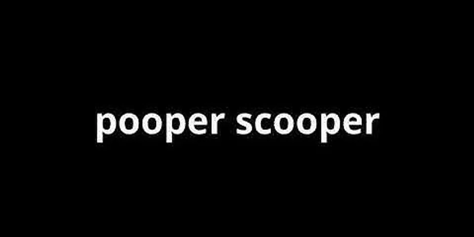 pooper scooper là gì - Nghĩa của từ pooper scooper