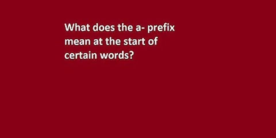 prefix là gì - Nghĩa của từ prefix