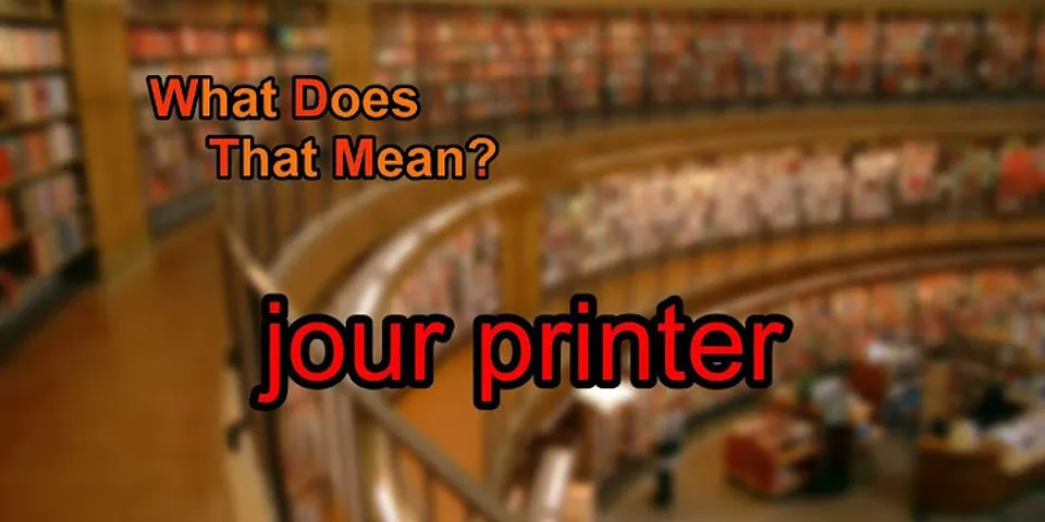 printer là gì - Nghĩa của từ printer