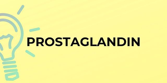 prostaglandin là gì - Nghĩa của từ prostaglandin
