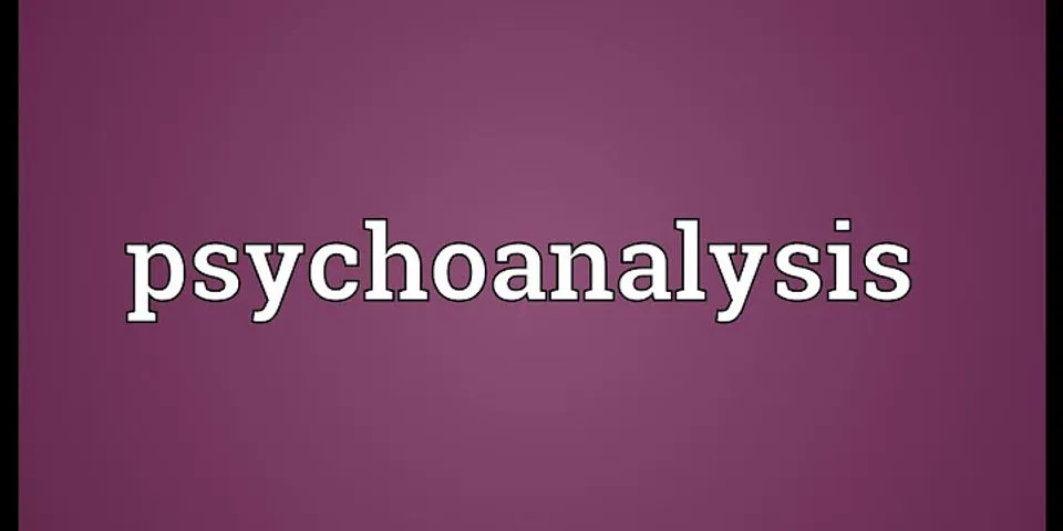 psychoanalysis là gì - Nghĩa của từ psychoanalysis
