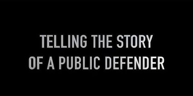 public defender là gì - Nghĩa của từ public defender