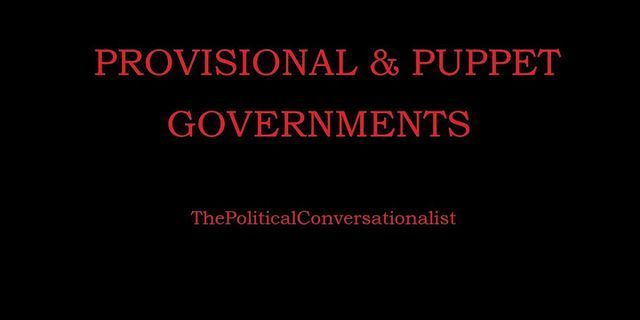 puppet government là gì - Nghĩa của từ puppet government