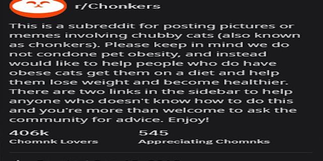 r/chonkers là gì - Nghĩa của từ r/chonkers