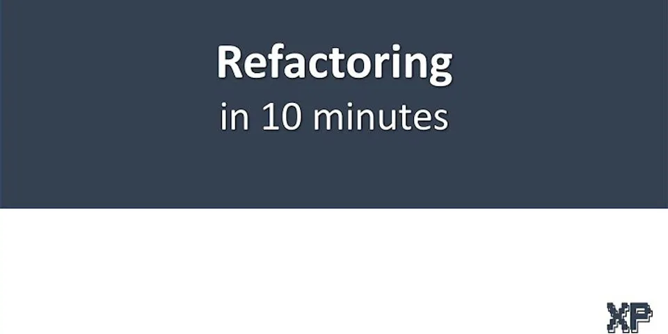 refactoring là gì - Nghĩa của từ refactoring