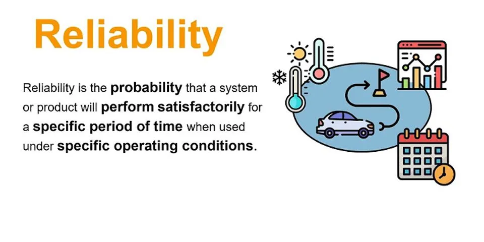 reliability là gì - Nghĩa của từ reliability