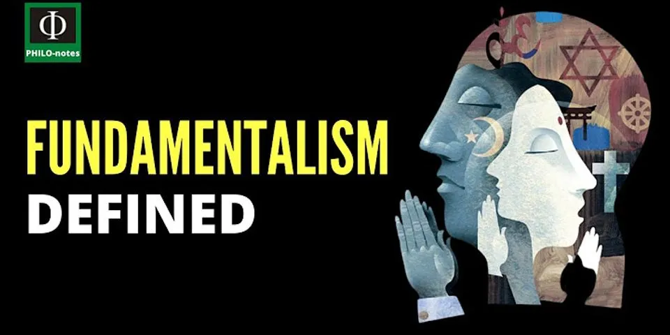 religious fundamentalist là gì - Nghĩa của từ religious fundamentalist