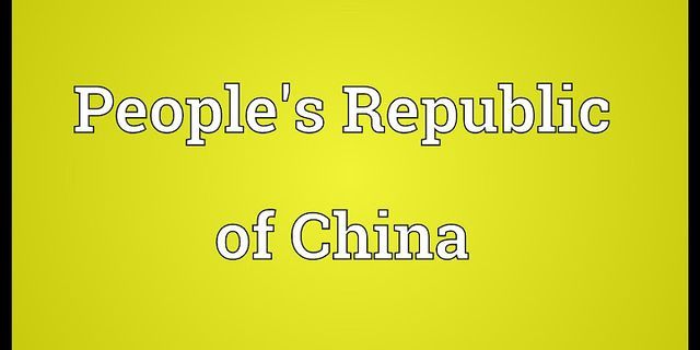 republic of china là gì - Nghĩa của từ republic of china