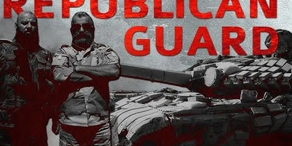 republican guard là gì - Nghĩa của từ republican guard