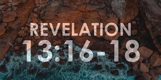 revelation 13:18 là gì - Nghĩa của từ revelation 13:18