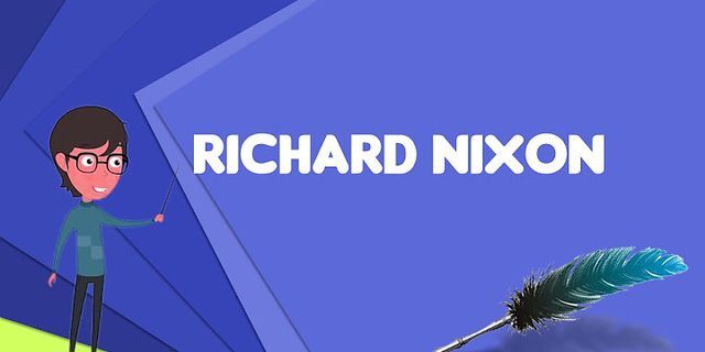 richard nixons là gì - Nghĩa của từ richard nixons
