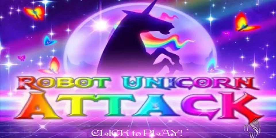 robot unicorn attack là gì - Nghĩa của từ robot unicorn attack