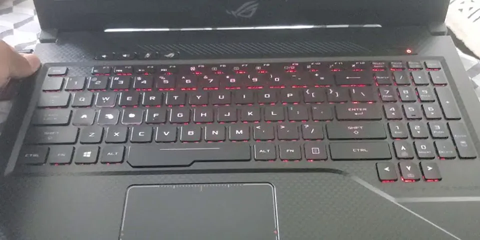 Rog laptop blinking