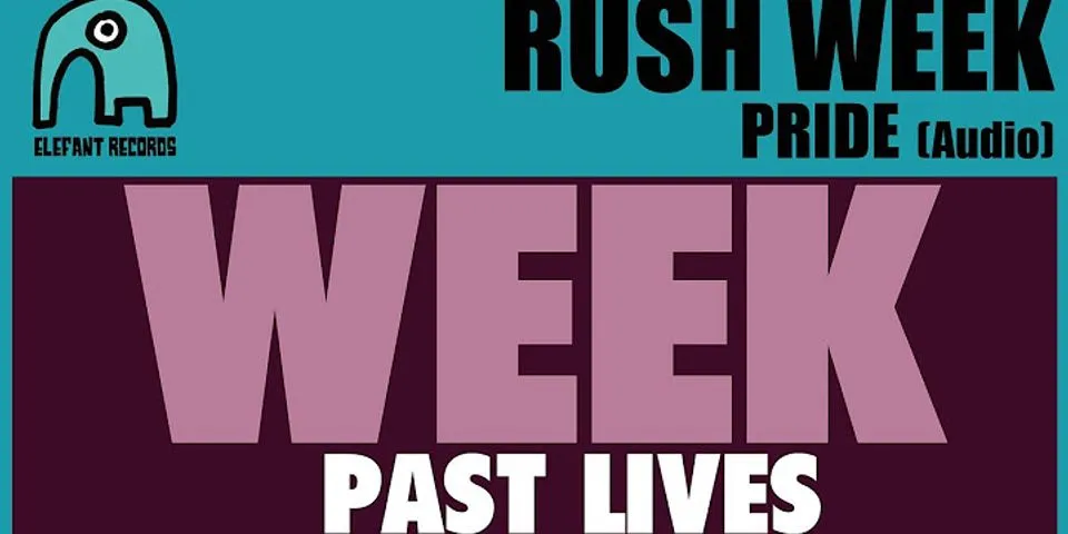 rush week là gì - Nghĩa của từ rush week