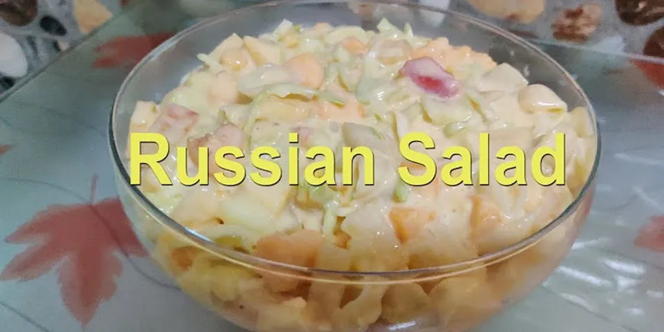 russian salad là gì - Nghĩa của từ russian salad